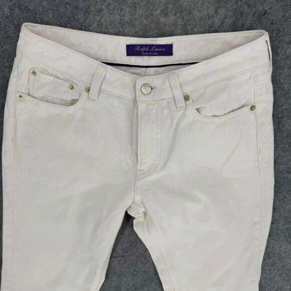 Ralph Lauren Purple Label White Jeans Cotton size 28 - Picture 3 of 6